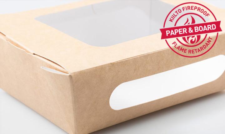 paper cardboard flame retardants industry kiilto fireproof